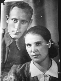 Юдин Я.П. с  женой Верой Тихоновной