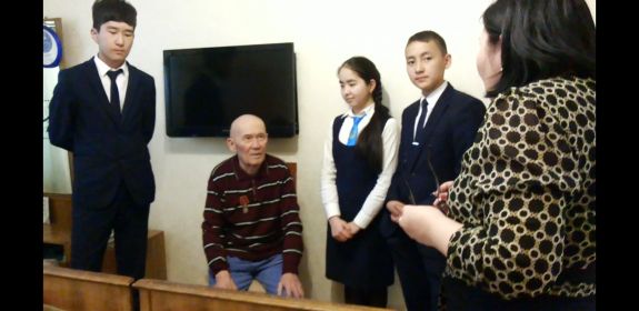 Вручение юбилейной медали к 70-летию Победы над Германией