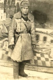Младший лейтенант Воробьев Николай Иванович в городе Будапешт в феврале 1945 года
