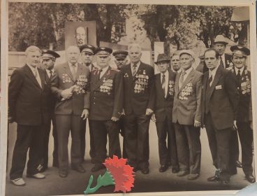 40 лет Победы в Великой Отечественной войне. Встреча фронтовиков . Липецкий авиацентр.