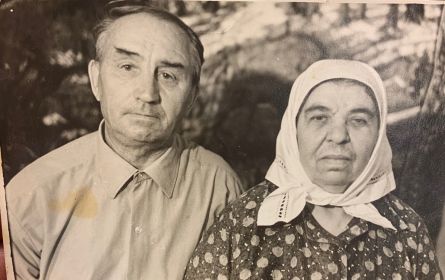 После войны с супругой Ольгой Ивановной