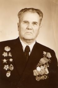 Ветеран Великой Отечественной войны Семенов Г.А., 80-е г.
