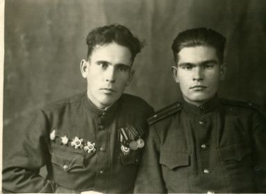 Братья Фомина Геннадия Андеевича - Фомин Алексей Андреевич (слева) и Фомин Краснослав Андреевич (справа)