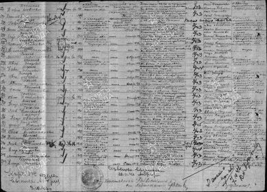 документ Коротоякского военкомата об гибели отца и сына