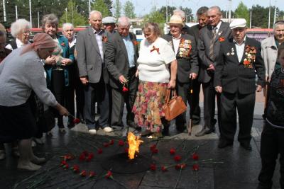 парад победы, вечный огонь