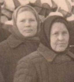 Сестры Героя. Чусовитина Анастасия Николаевна  и Чусовитина Наталья Николаевна
