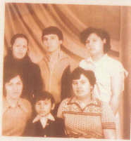 Семья Зекриной Закиры, дочери Зухра, Алия, Флюра, Савия, сын Фанави., внук Радислав 1981 г.