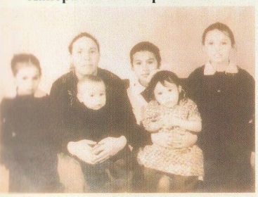 Семья Зекриной Закиры, дочери Зухра, Алия, Флюра, Савия, сын Фанави. 1964 г.