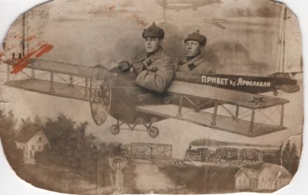 Скрябин ФФ(слева), фото из архива семьи Комаровых
