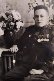Гвардии рядовой Шурухин Семён Семёнович после войны во время службы в Туркестане.