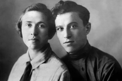 Филиппов Алексей Николаевич с женой Ушаковой Клавдией Владимировной, 20-е годы XX века.