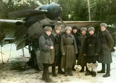 В первые месяцы 1943г. Командование 261 БАП.