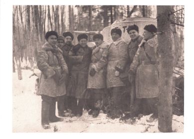 декабрь 1942 года с офицерами и командованием 98 тбр Лен. фронт