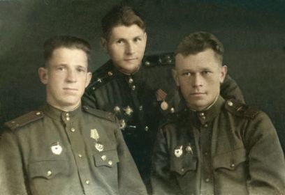 слева-направо: Хлопков Константин Гаврилович, Афанасьев Евгений Борисович, Скрибунов Виктор Григорьевич