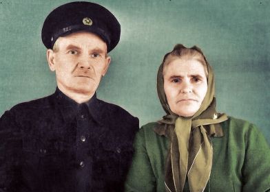 Мои любимые родители Андрусовы Алексей Афанасьевич и Анна Александровна, пережившие войну, в 1965 году