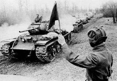 Танки КВ-1С, материальная часть 6 отдельного гвардейского танкового полка прорыва.