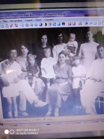 Фотография семьи 1941г. перед отправкой на фронт