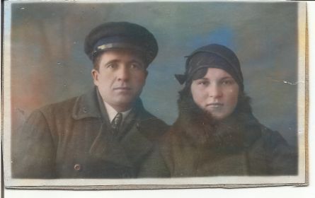 Иван Тихонович со своей женой Татьяной Долматьевной