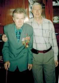 Жуков Семен Петрович с сыном Виталием в 2004году