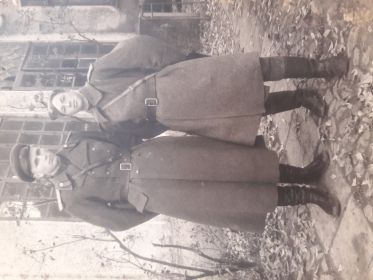 Молдова, г.Бельцы, 20.10.1945 год, слева Харламов С.П., справа- Черепов Е.П.