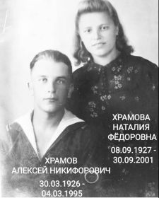 Храмов Алексей Никифорович с женой