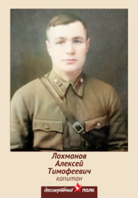 Нина Лохманова Мой  дедушка  по  линии  отца  Лохманов  Алексей  Тимофеевич    Пропал без  вести в 1941 году
