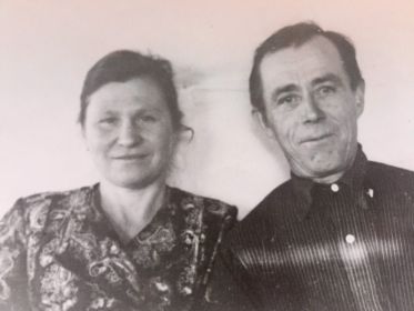 С женой Марией Степановной