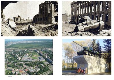 Фотографии города Кириши во время Великой Отечественной войны и в наши годы (2)