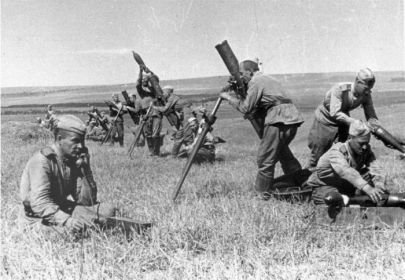 Советские минометчики.