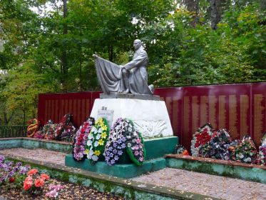 Воинское захоронение (Смоленская область, Демидовский район, п. Пржевальское, оз. Сапшо).