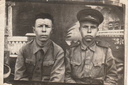 Свидание Сергеева Петра с 3-ым братом Григорьевым Александром 05.06.1943