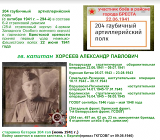 Боевой путь гв. капитана Хорсеева А.П. (фотография: сентябрь 1943 год, г. Сорочинск Чкаловская область)