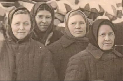 Труженники тыла  д. Чусовитиной