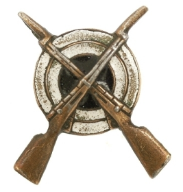Петличная эмблема стрелковых (пехотных) частей РККА, 1936-1943