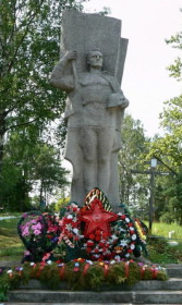 Памятник братского воинского захоронения: РОССИЯ, Новгородская область, Солецкий район, городское поселение Солецкое, г. Сольцы, городское кладбище.