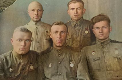 Гвардейцы-участники битвы на Курской дуге, 1943 г.