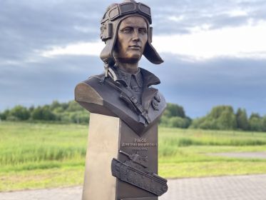 Памятник Рябову Дмитрию Филипповичу установлен в с. Шеговары 23 июня 2022 г.