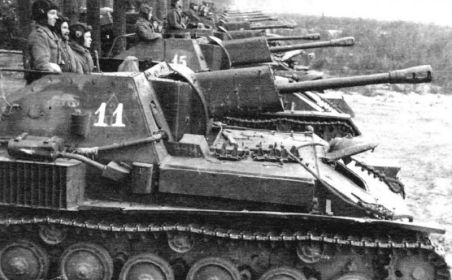 САУ СУ-76М, материальная часть 1729 гвардейского самоходного артиллерийского Берлинского ордена Суворова полка.