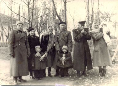 1952 год. Семья Дударь и Зязюн  г.Новоград-Волынский