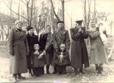 1952 год. Семья Дударь и Зязюн  г.Новоград-Волынский