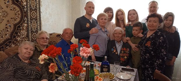 Последний День Победы ветерана (77 лет со Дня Великой Победы) в кругу семьи