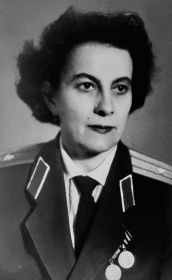 Наталья Сергеевна в форме майора медицинской службы, начало 1970-х.