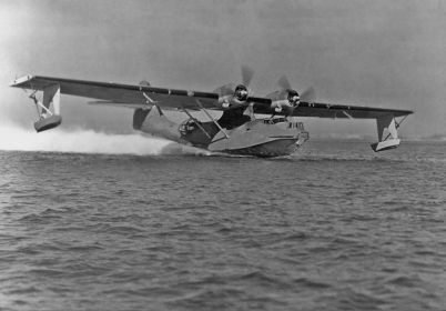 Американский самолет-амфибия PBY "Catalina".