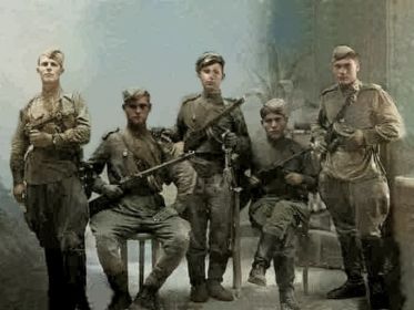 разведчики 311 гвардейского стрелкового полка