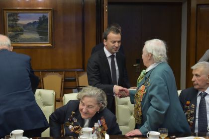 7 мая 2015  г. На приёме у Заместителя Председателя Правительства Российской Федерации А.В. Дворковича (в Доме Правительства).