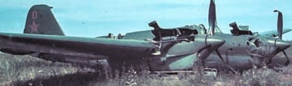 128 пбап. г. Витебск. Аэродром.Самолёт СБ с тактическим номером 10 на аэродроме Витебск (передан после начала войны из состава 6 сбап).