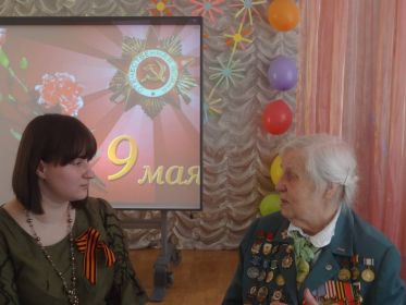 В.К. Блинкова 5 мая 2015 г. в детском саду ОАО " РЖД".