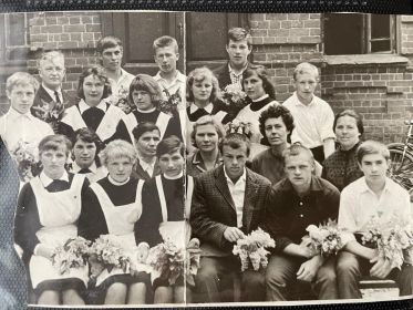 Середская школа, 10 класс, 1967г