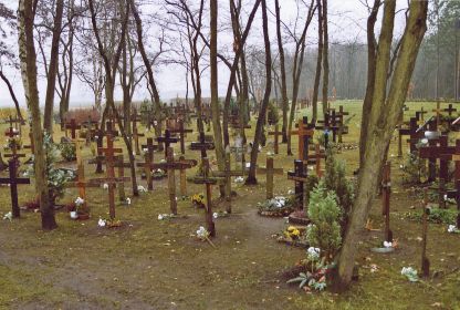 Stalag IV B Мюльберг (Mühlberg). Лагерное кладбище.