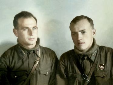 капитан Берман Семен Давидович и старший политрук Артемьев Борис Павлович.